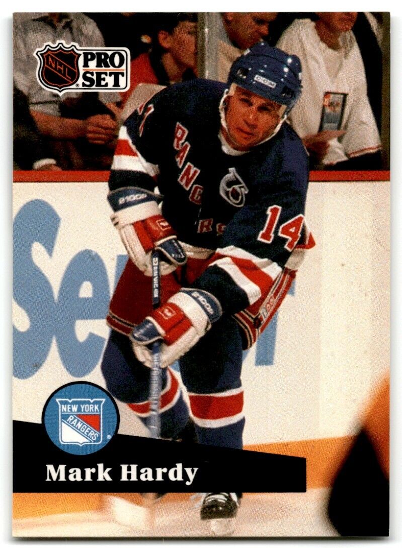 1991-92 Pro Set Mark Hardy New York Rangers #442