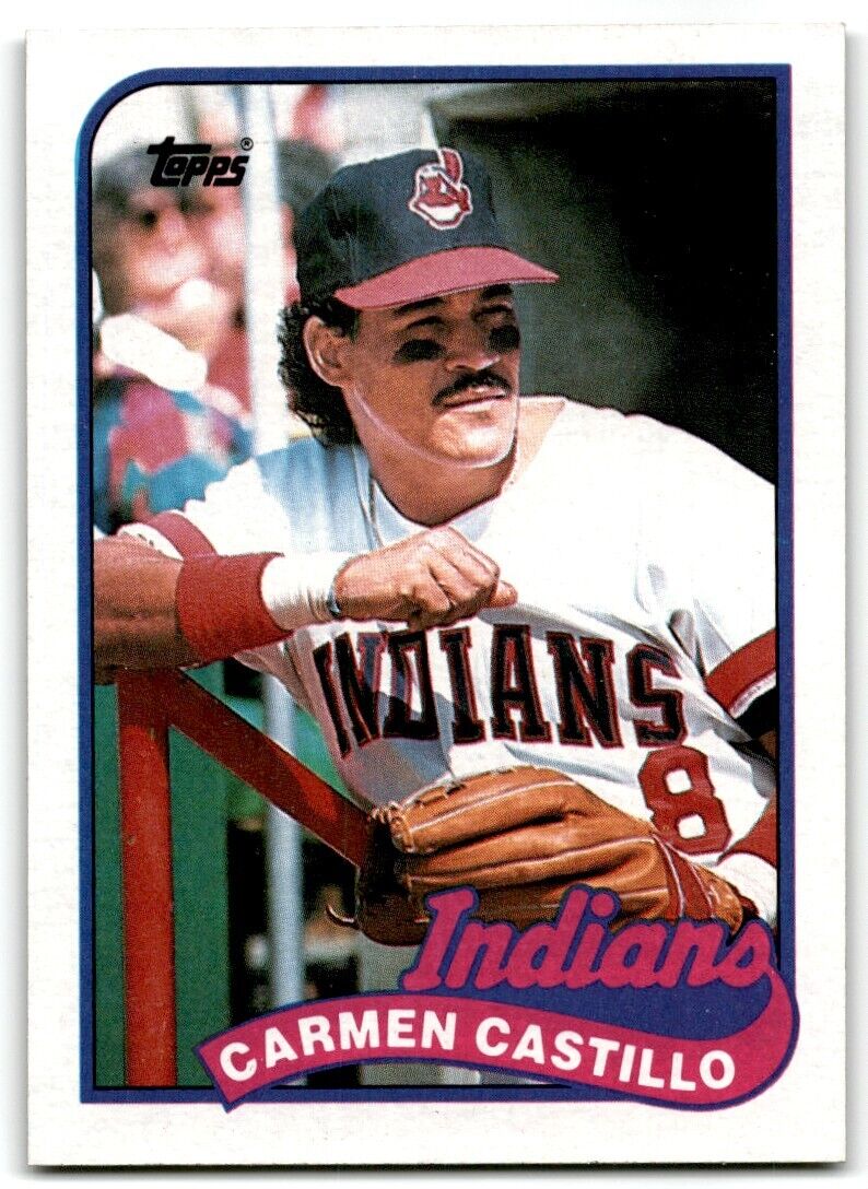 1989 Topps Carmen Castillo Cleveland Indians #637