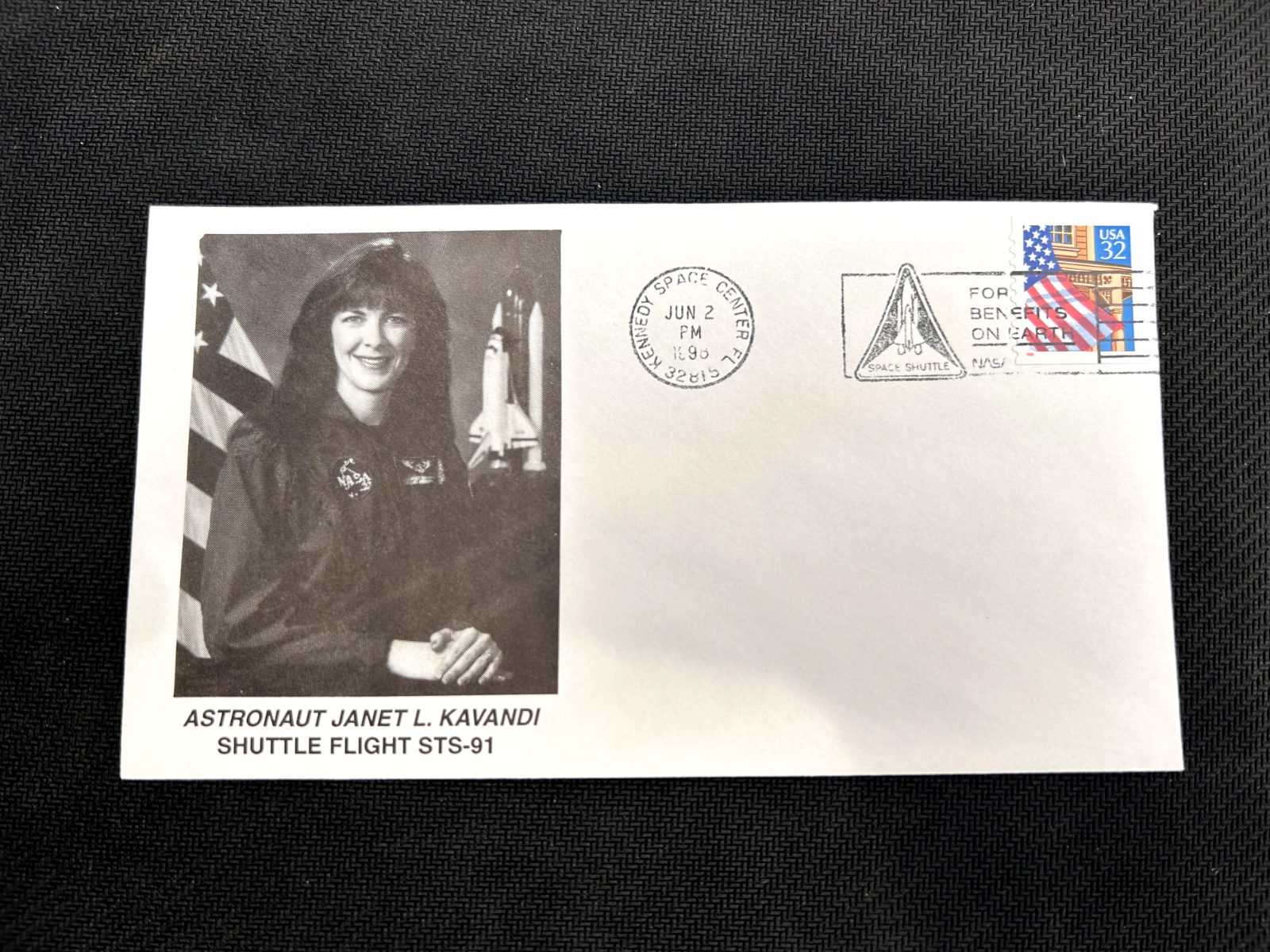 NASA Space Shuttle STS-91 astronaut Janet Kavandi cover