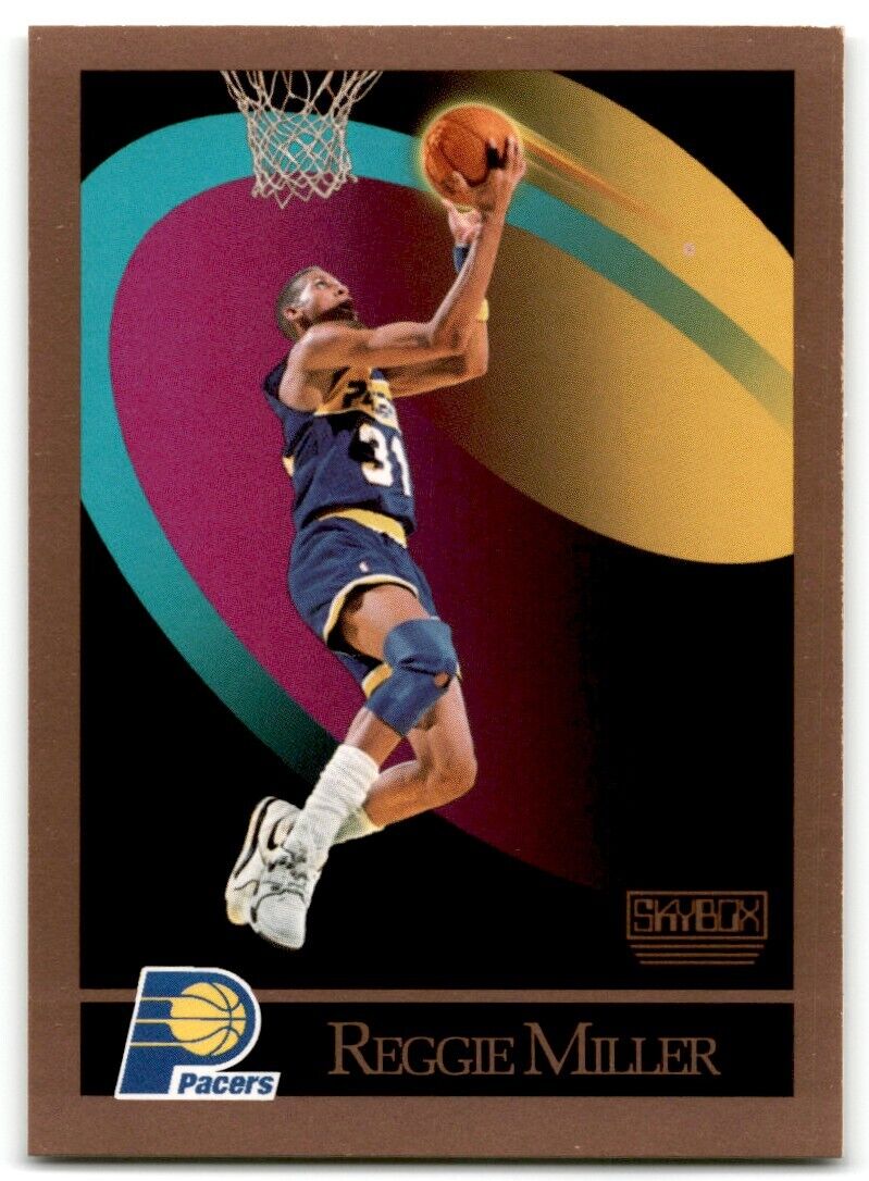 1990-91 SkyBox Reggie Miller Indiana Pacers #117