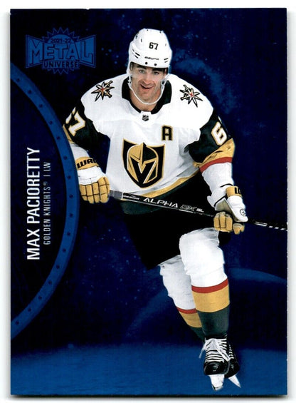 2021-22 Skybox Metal Universe Max Pacioretty Vegas Golden Knights #61