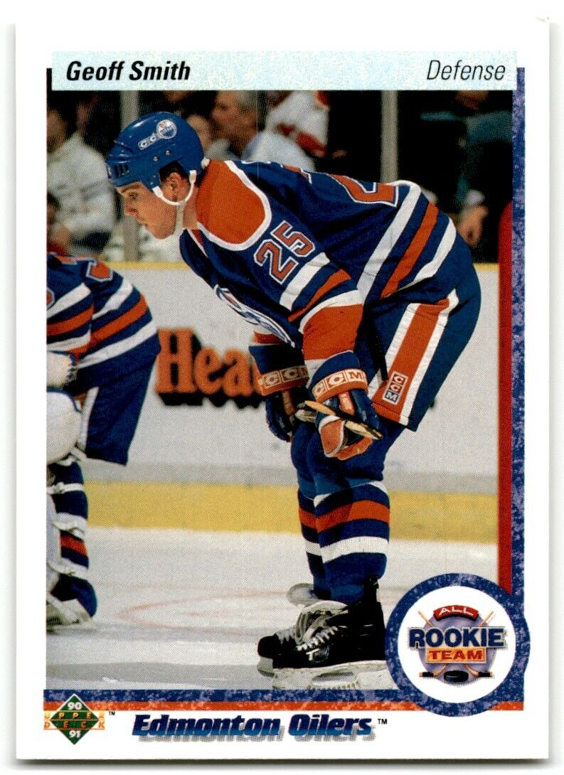 1990-91 Upper Deck Geoff Smith Rookie Edmonton Oilers #326