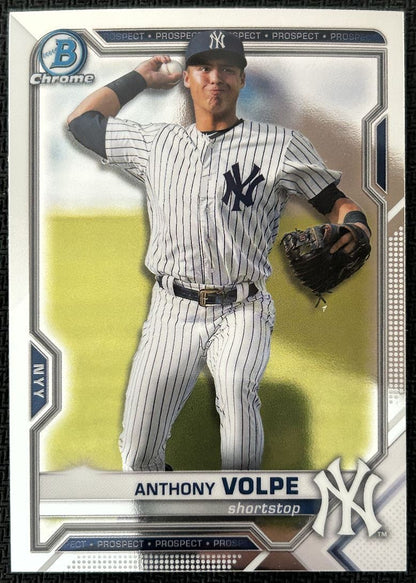 2021 Bowman Chrome Prospects Anthony Volpe New York Yankees #BCP-85