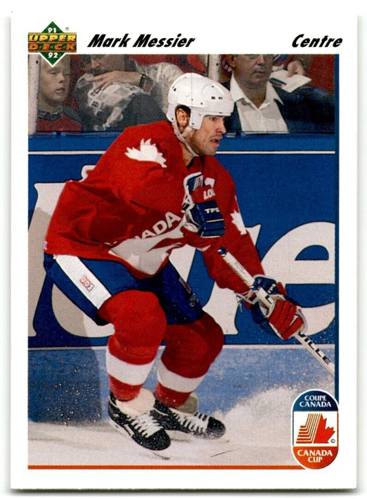 1991-92 Upper Deck French Mark Messier Canada #14