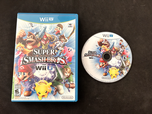 Super Smash Bros. (Nintendo Wii U, 2014) Complete with Manual Tested