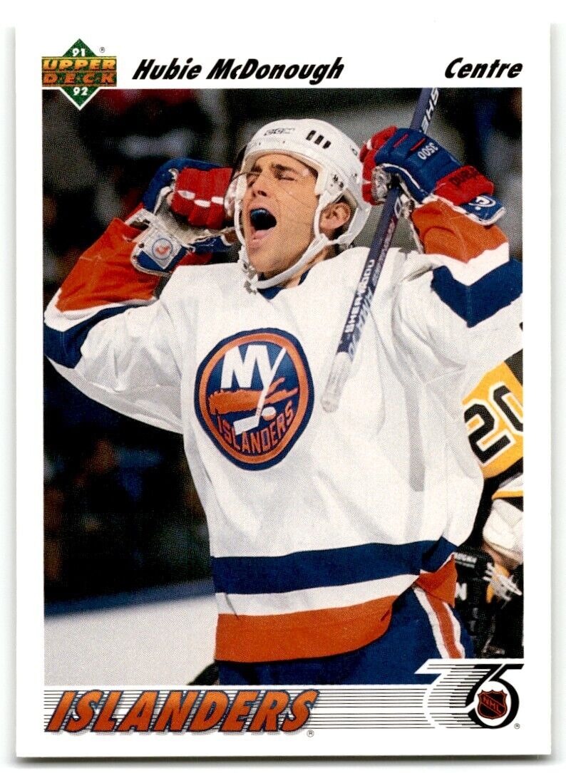 1991-92 Upper Deck Hubie McDonough New York Islanders #138