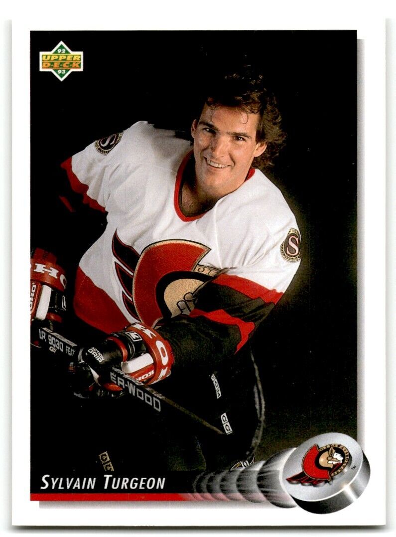 1992-93 Upper Deck Sylvain Turgeon Ottawa Senators #107