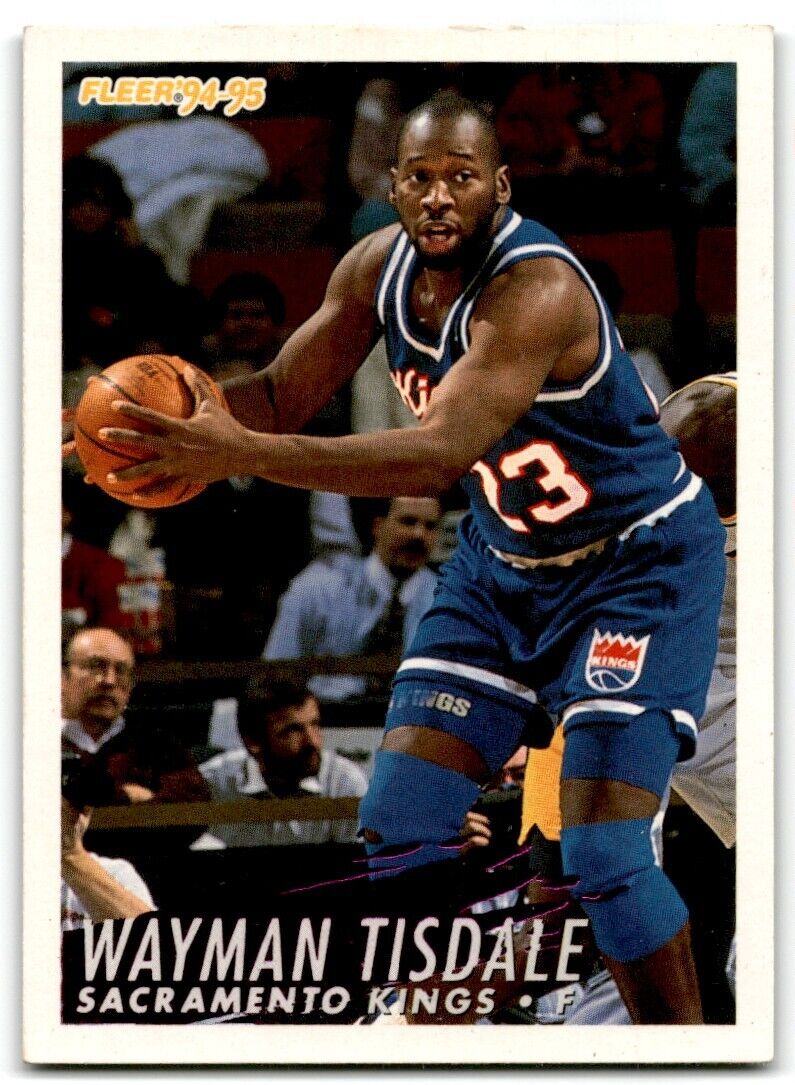 1994-95 Fleer Wayman Tisdale Sacramento Kings #197