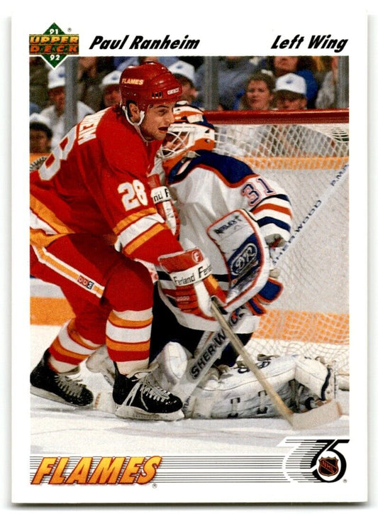 1991-92 Upper Deck Paul Ranheim Calgary Flames #472