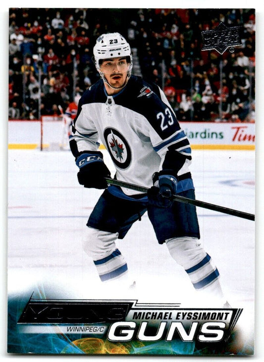 2022-23 Upper Deck Young Guns Michael Eyssimont Rookie Winnipeg Jets #457