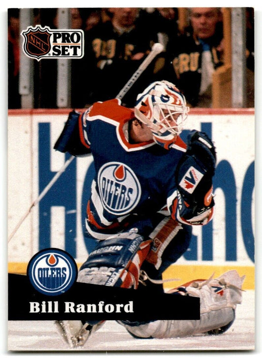 1991-92 Pro Set French Bill Ranford Edmonton Oilers #70