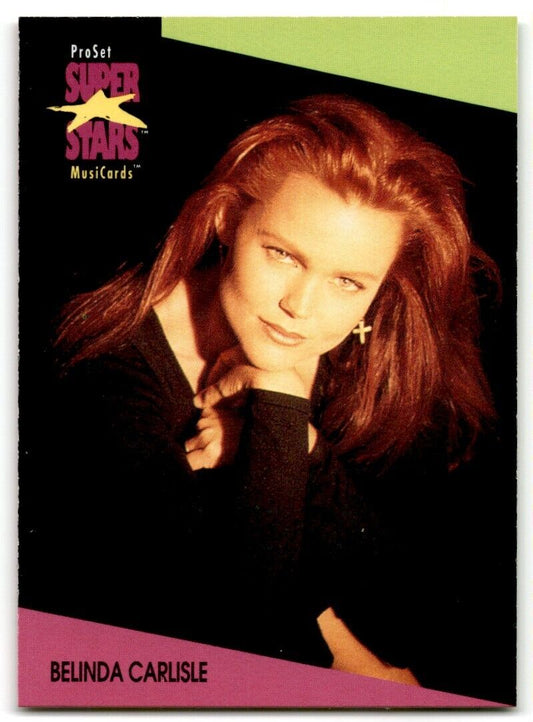 1991-92 ProSet Super Stars MusiCard Belinda Carlisle #36