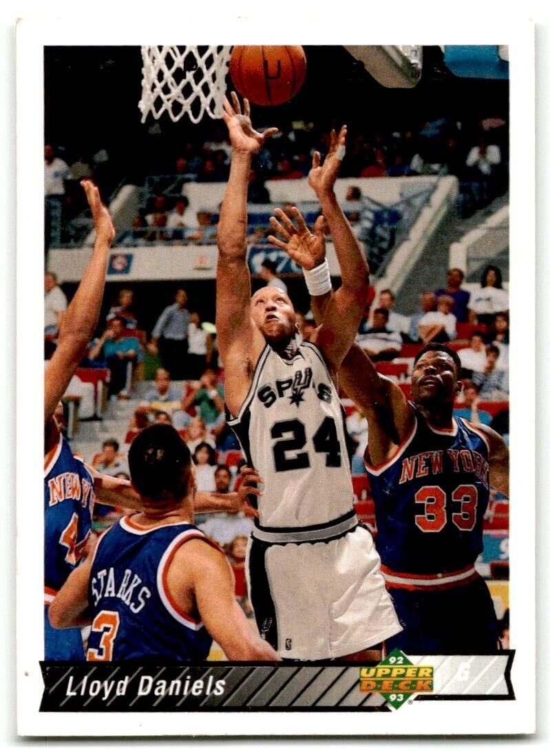 1992-93 Upper Deck Lloyd Daniels Rookie San Antonio Spurs #86