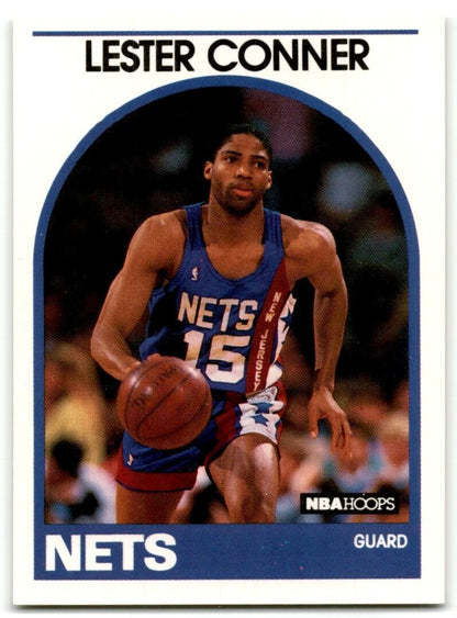 1989-90 Hoops Lester Conner Rookie New Jersey Nets #222