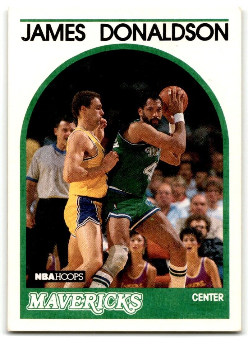 1989-90 Hoops James Donaldson Dallas Mavericks #189