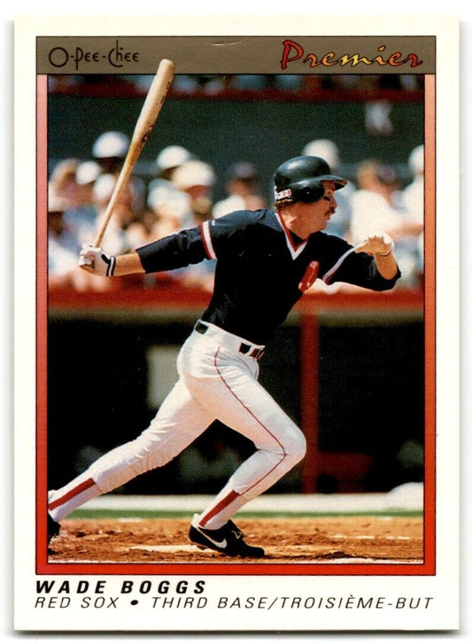 1991 O-Pee-Chee Premier Wade Boggs Boston Red Sox #11