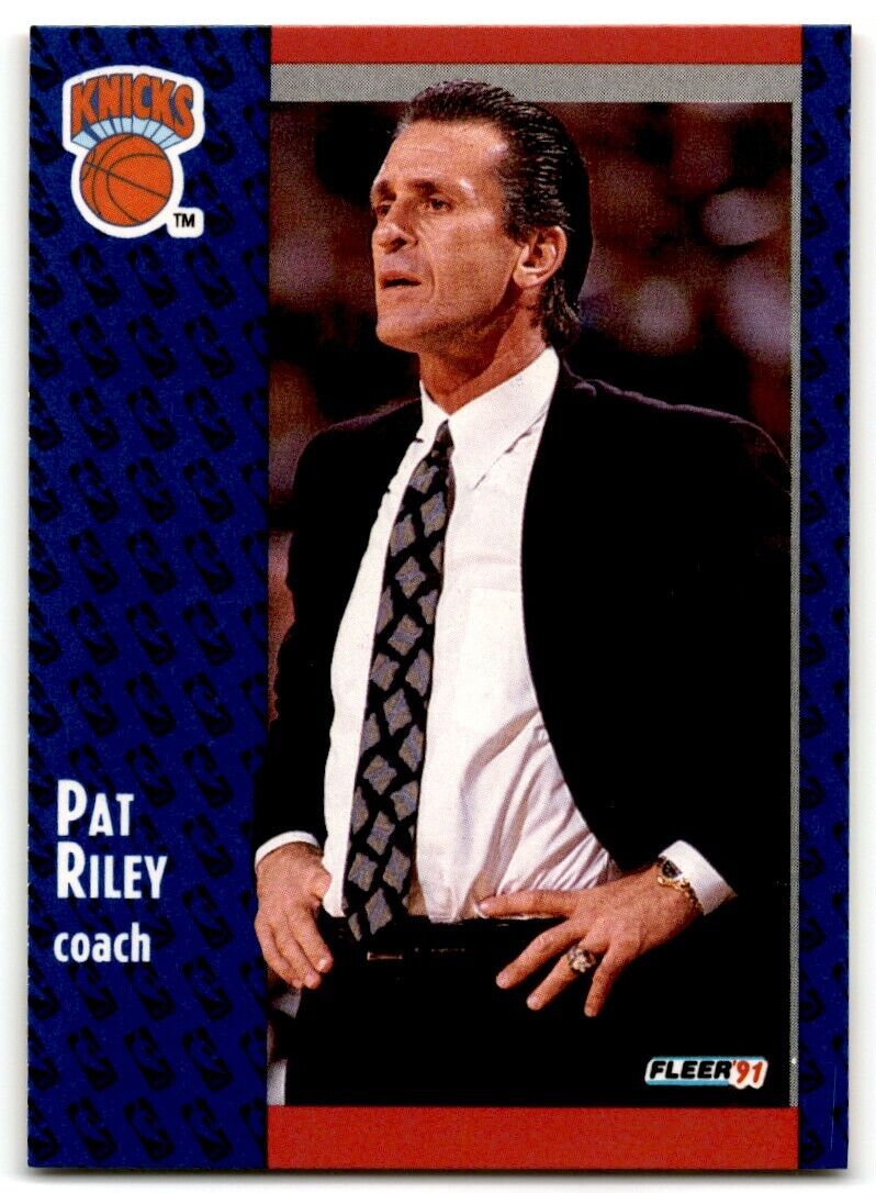 1991-92 Fleer Pat Riley New York Knicks #139