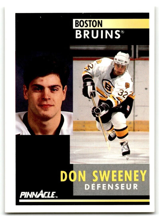 1991-92 Pinnacle Don Sweeney Boston Bruins #419