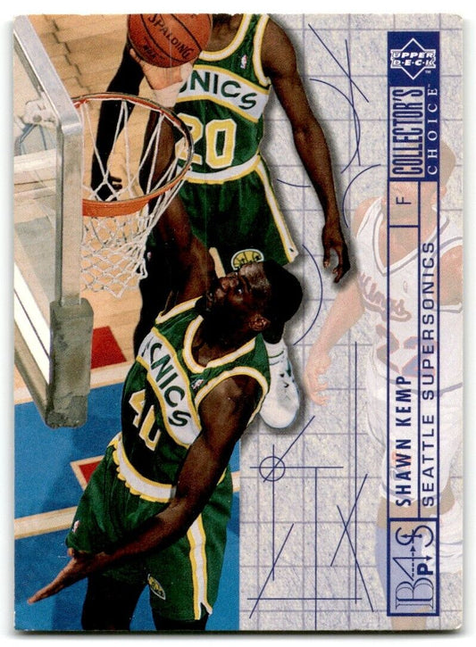 1994-95 Collector's Choice Silver Signatures Shawn Kemp Seattle SuperSonics #396