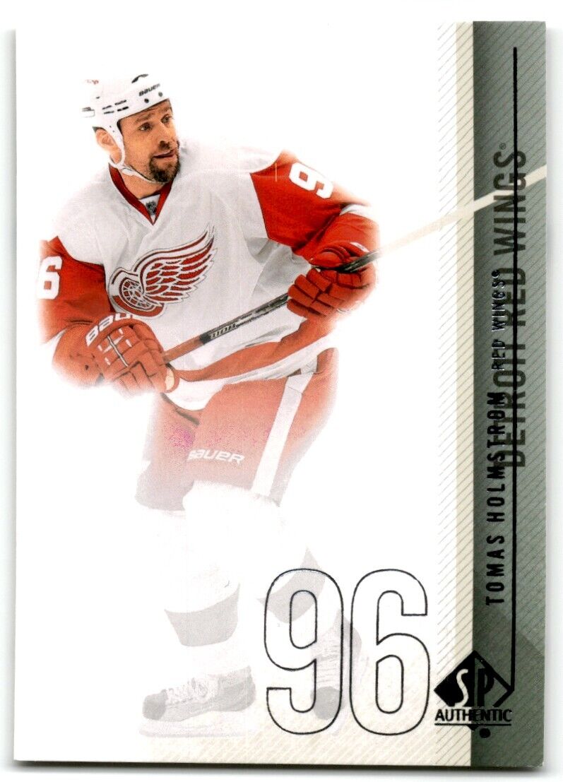 2010-11 SP Authentic Tomas Holmstrom Detroit Red Wings #6