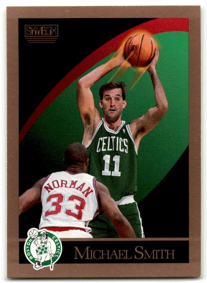 1990-91 SkyBox Michael Smith Rookie Boston Celtics #24