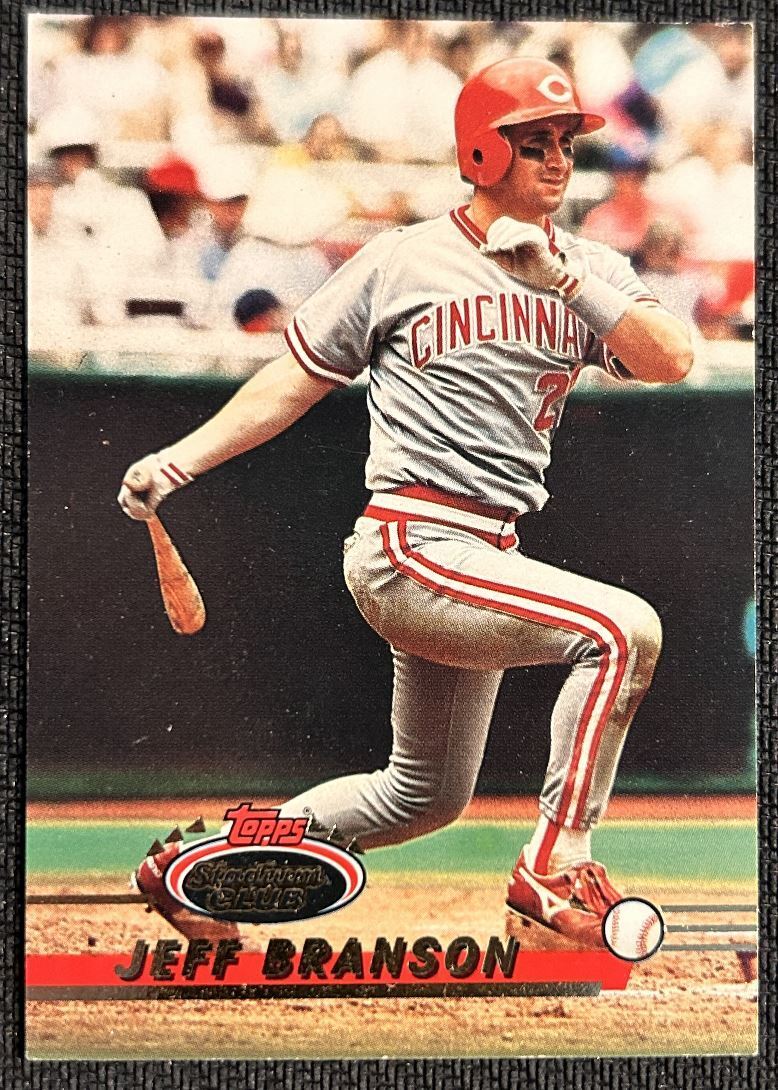 1993 Topps Stadium Club Jeff Branson Cincinnati Reds #188