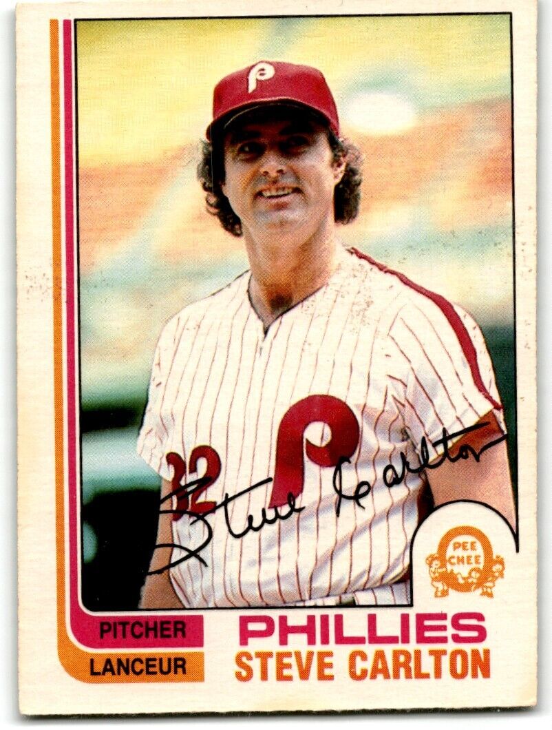 1982 O-Pee-Chee Steve Carlton Philadelphia Phillies #68