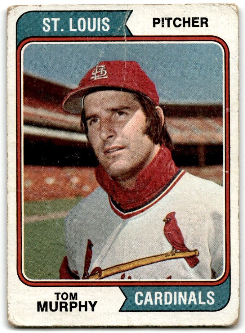 1974 Topps Tom Murphy St. Louis Cardinals #496