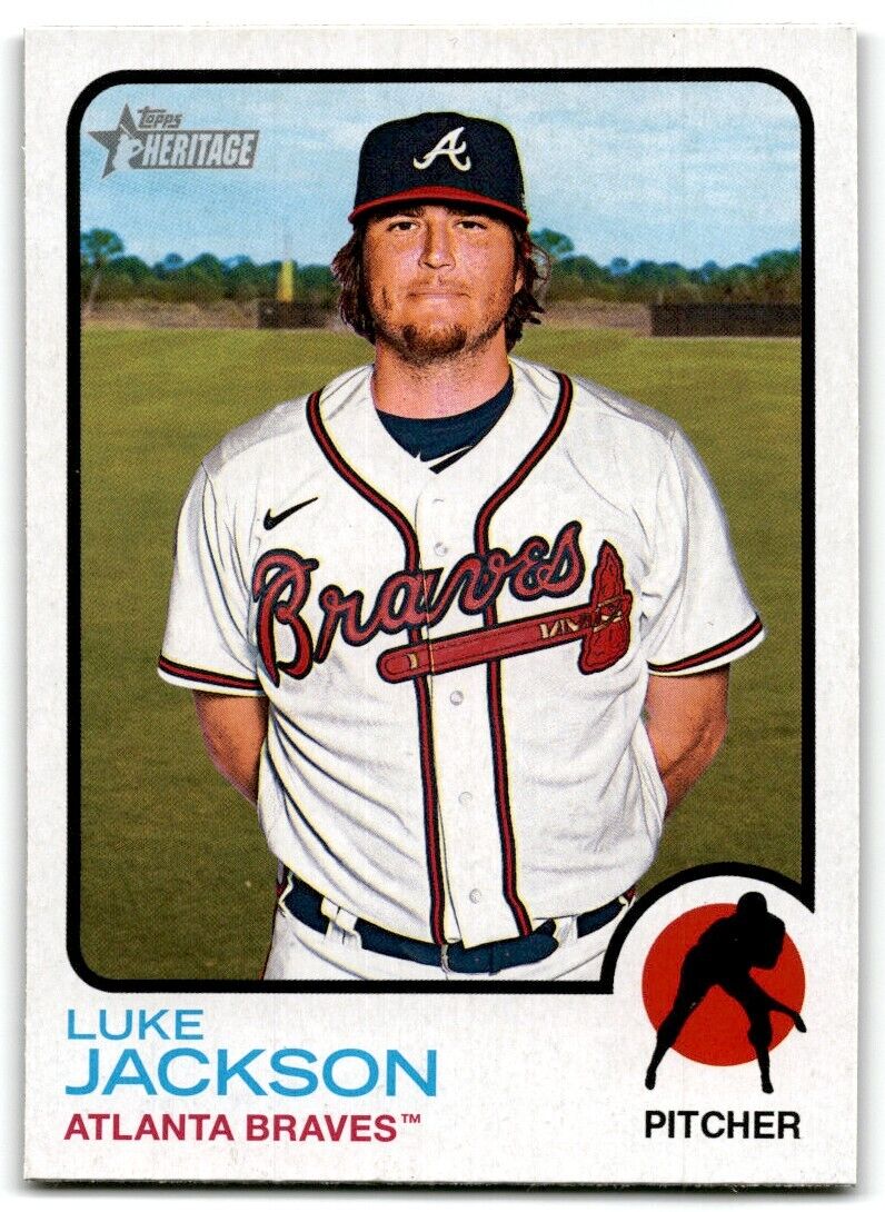 2022 Topps Heritage High Number Luke Jackson Atlanta Braves #601