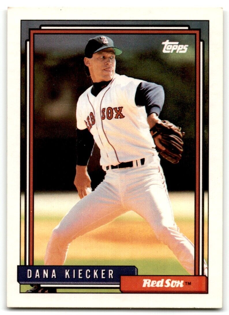 1992 Topps Dana Kiecker Boston Red Sox #163