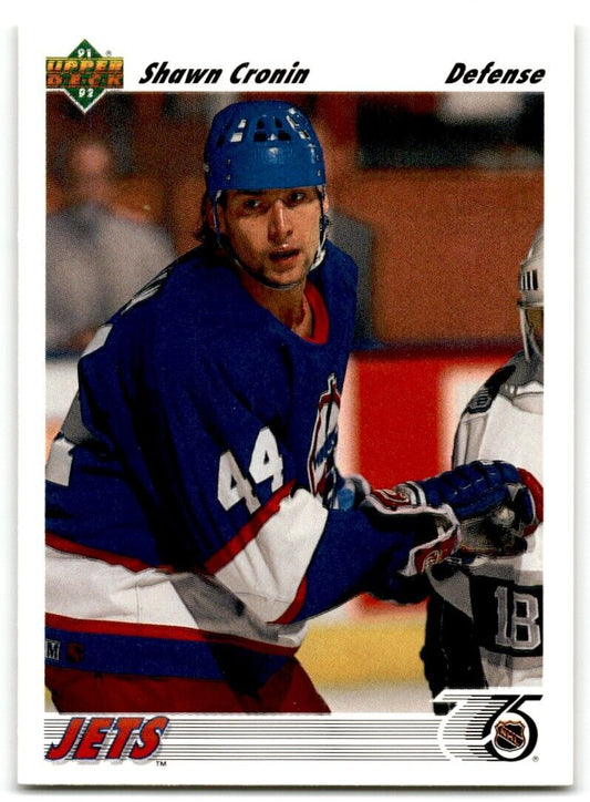 1991-92 Upper Deck Shawn Cronin Winnipeg Jets #478