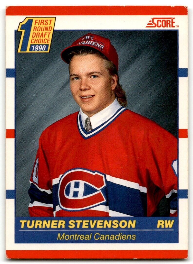 1990-91 Score Turner Stevenson Rookie Montreal Canadiens #426