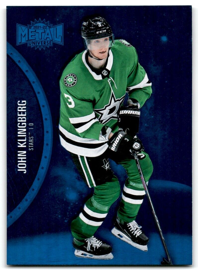 2021-22 Skybox Metal Universe John Klingberg Dallas Stars #24