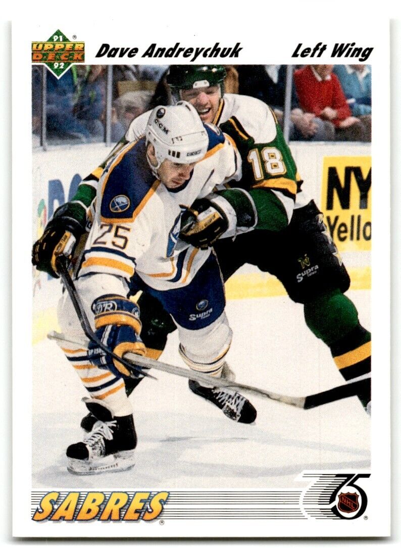 1991-92 Upper Deck Dave Andreychuk Buffalo Sabres #124