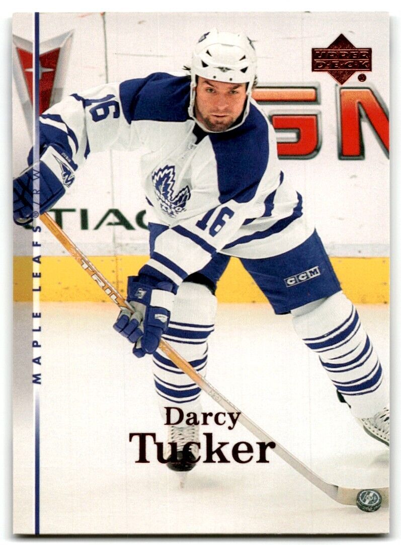 2007-08 Upper Deck Darcy Tucker Toronto Maple Leafs #148