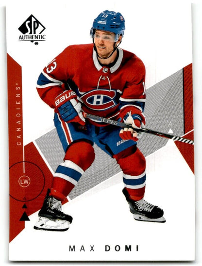 2018-19 SP Authentic Max Domi Montreal Canadiens #44