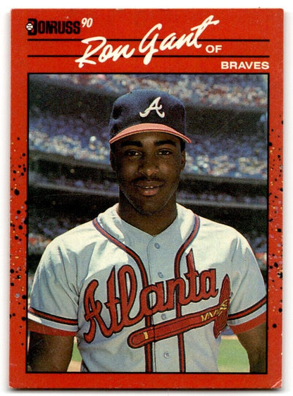 1990 Donruss Ron Gant Atlanta Braves #475