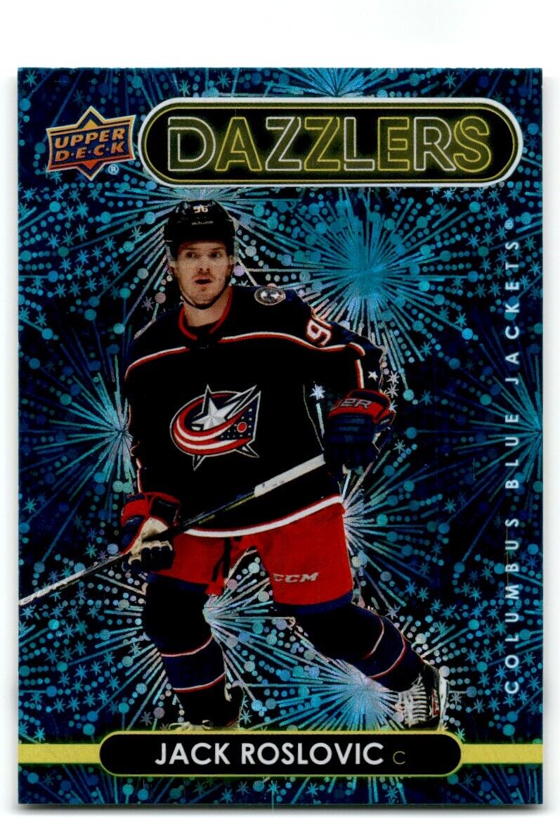 2021-22 Upper Deck Dazzlers Jack Roslovic Columbus Blue Jackets #DZ-64