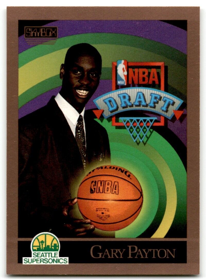 1990-91 SkyBox Gary Payton Rookie Seattle SuperSonics #365