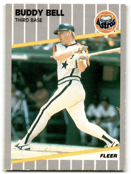 1989 Fleer Buddy Bell Houston Astros #352