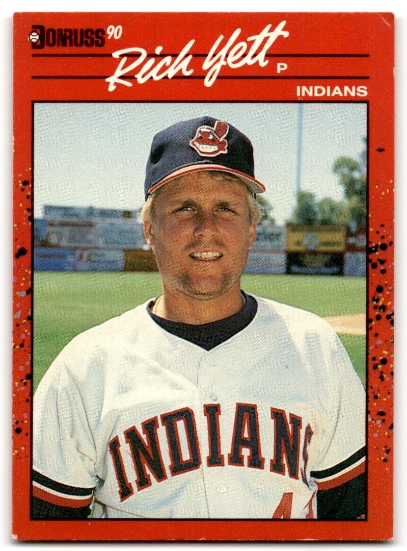 1990 Donruss Rich Yett Cleveland Indians #509