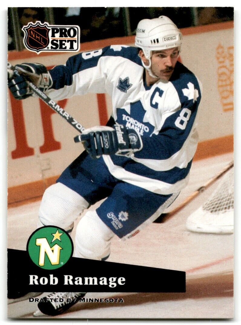 1991-92 Pro Set Rob Ramage Minnesota North Stars #232