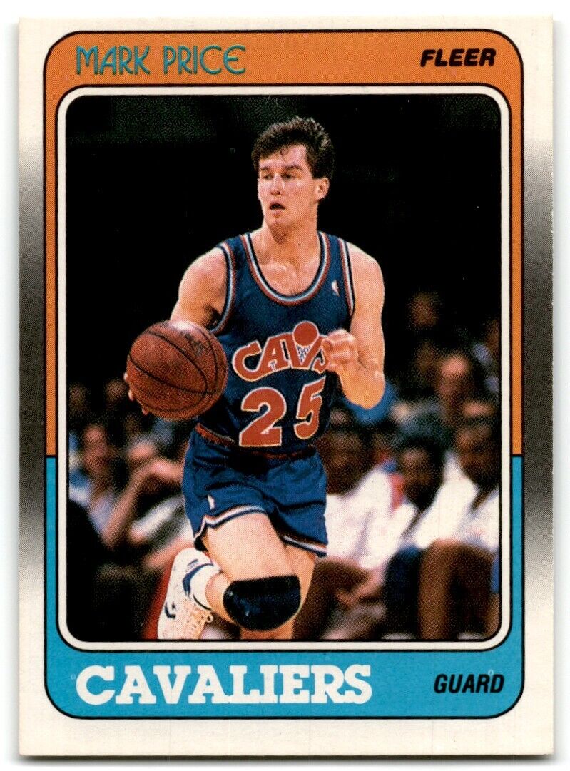 1988-89 Fleer Mark Price Rookie Cleveland Cavaliers #25