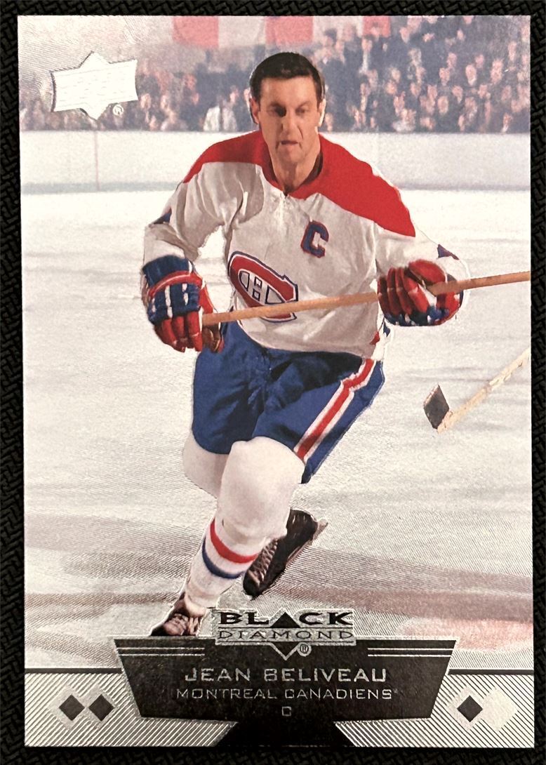 2012-13 Upper Deck Black Diamond Jean Beliveau Montreal Canadiens #159