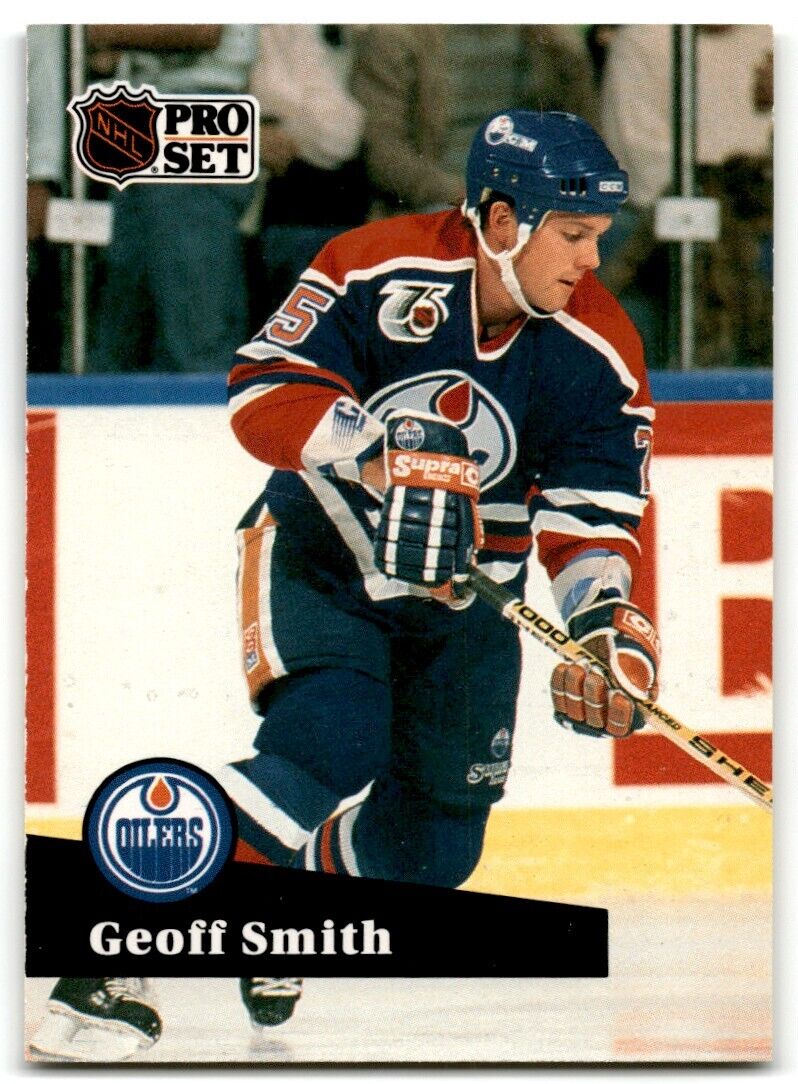 1991-92 Pro Set Geoff Smith Edmonton Oilers #384