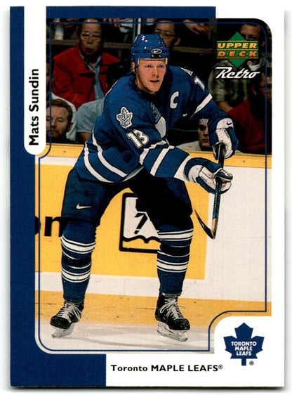 1999-00 Upper Deck Retro McDonald's Mats Sundin Toronto Maple Leafs #MCD-9