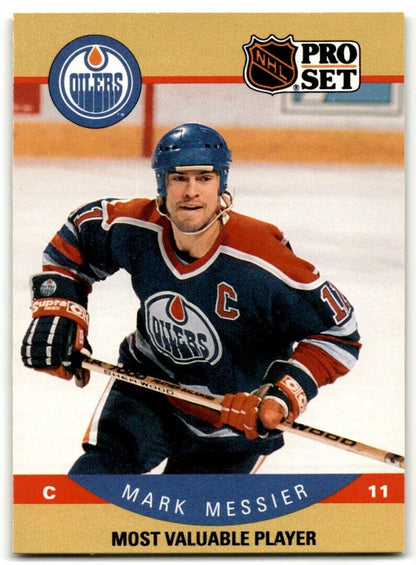 1990-91 Pro Set Mark Messier Edmonton Oilers #397