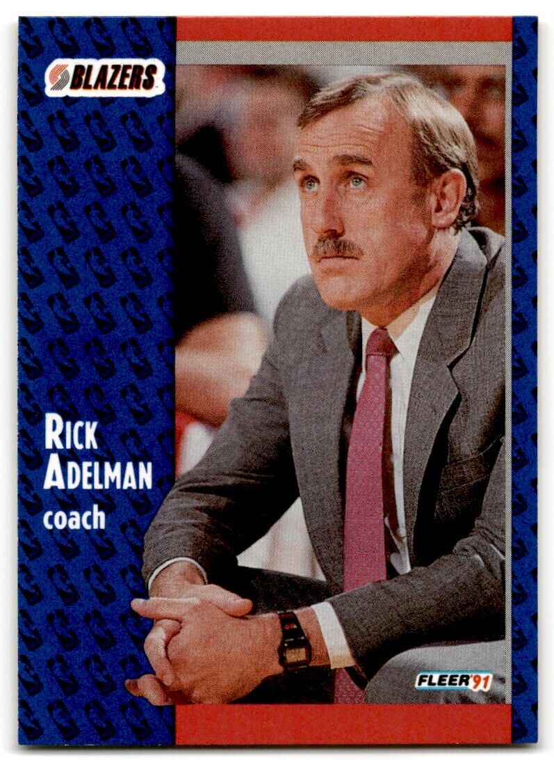 1991-92 Fleer Rick Adelman Portland Trail Blazers #166