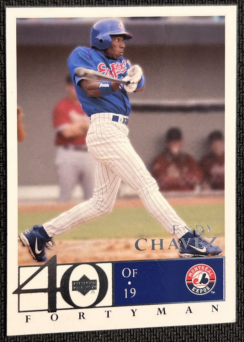 2003 Upper Deck 40-Man Endy Chavez Montreal Expos #553