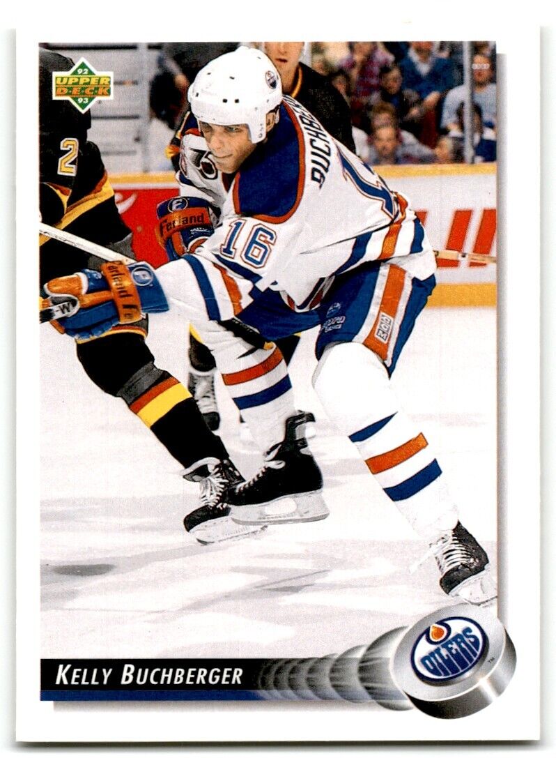 1992-93 Upper Deck Kelly Buchberger Edmonton Oilers #123